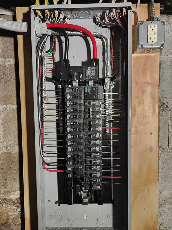 Outdoor electrical work 1